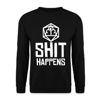 RPG Tabletop RPG Role-playing Game - Unisex Sweatshirt - black - Front - Alina (178cm) & Michal (187cm)