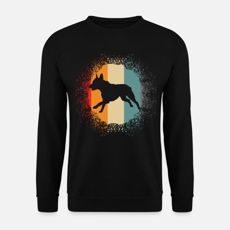 Belgian Molinois Retro - Unisex Pullover - Schwarz