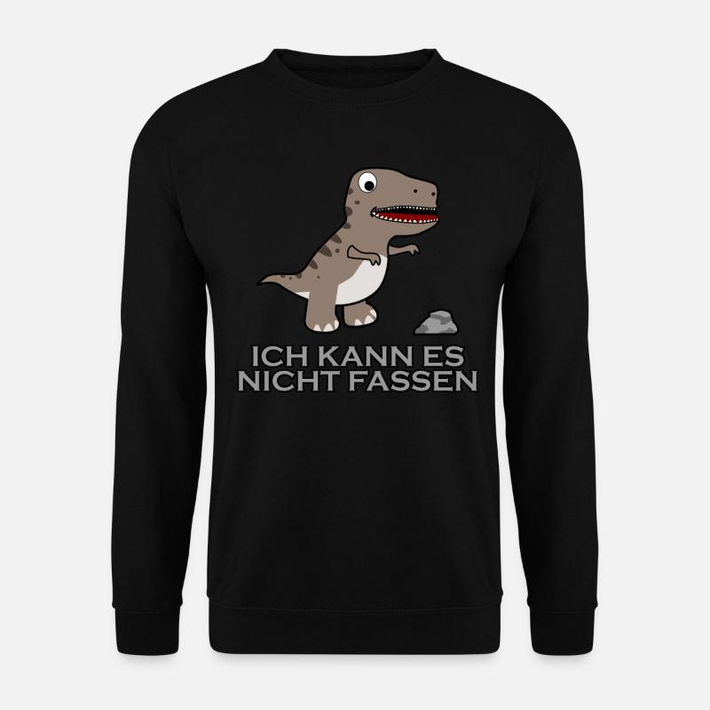 T-Rex mit zu kurzen Armen - Unisex Pullover - Schwarz