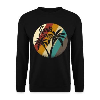 Santa Cruz Vintage - Unisex Pullover - Schwarz - Vorne - Alina (178cm) & Michal (187cm)
