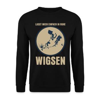 Schweißer Wigsen WIG Schweißen - Unisex Pullover - Schwarz - Vorne - Alina (178cm) & Michal (187cm)