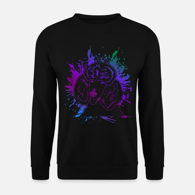 Pudel Kunst - Unisex Pullover - Schwarz