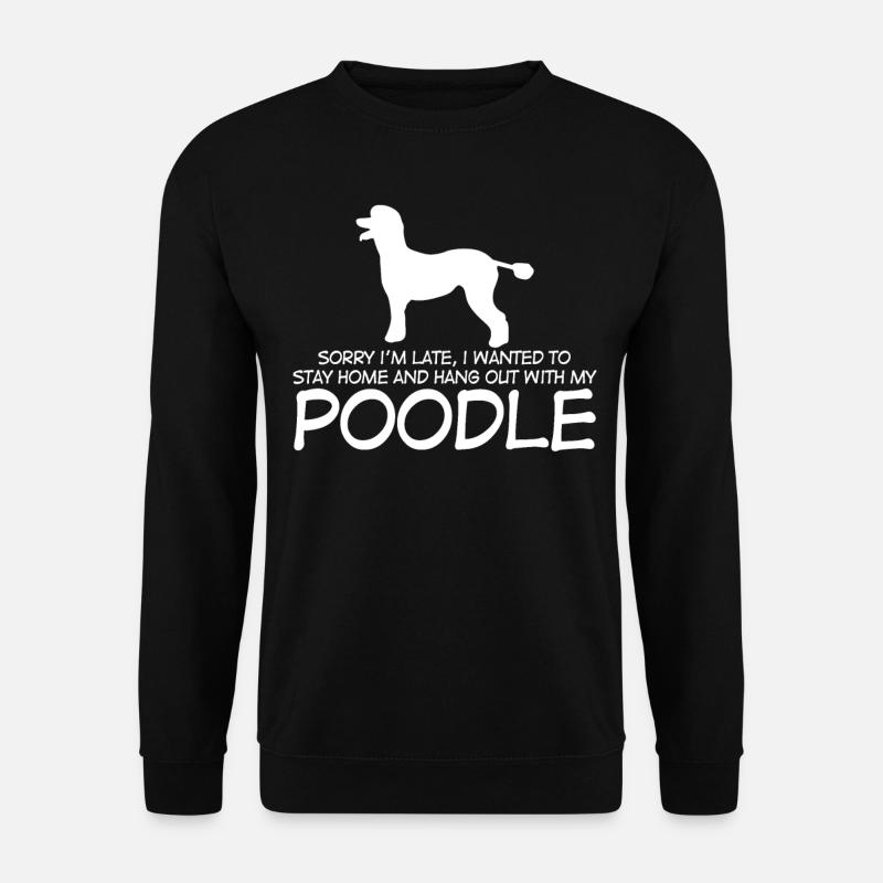 Poodle Joke - Unisex Pullover - Schwarz