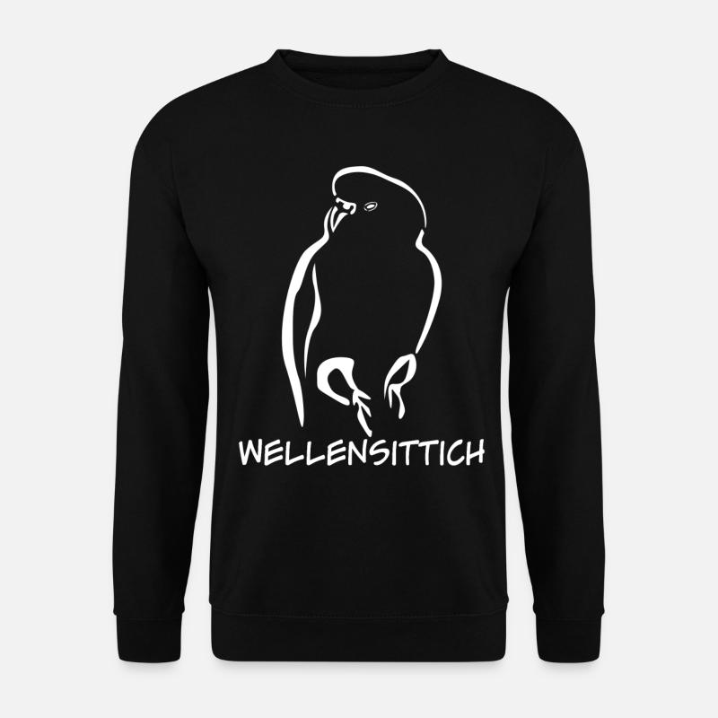 Wellensittich - Unisex Pullover - Schwarz