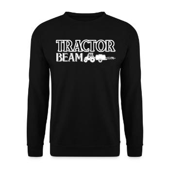 Agriculteur Tracteur Agriculteur Tracteur Agriculteur - Sweat-shirt Unisexe - noir - Devant - Alina (178cm) & Michal (187cm)