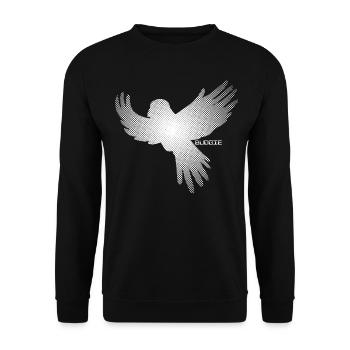 Budgerigar saying budgerigars - Unisex Sweatshirt - black - Front - Alina (178cm) & Michal (187cm)