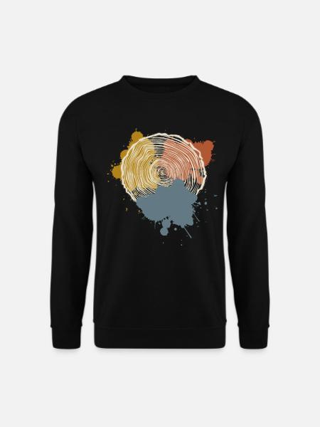 Holz Baumscheibe Tischler Holzfäller - Unisex Pullover - Schwarz