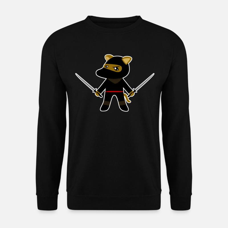 Ninja Dog Ninjas - Unisex Sweatshirt - black