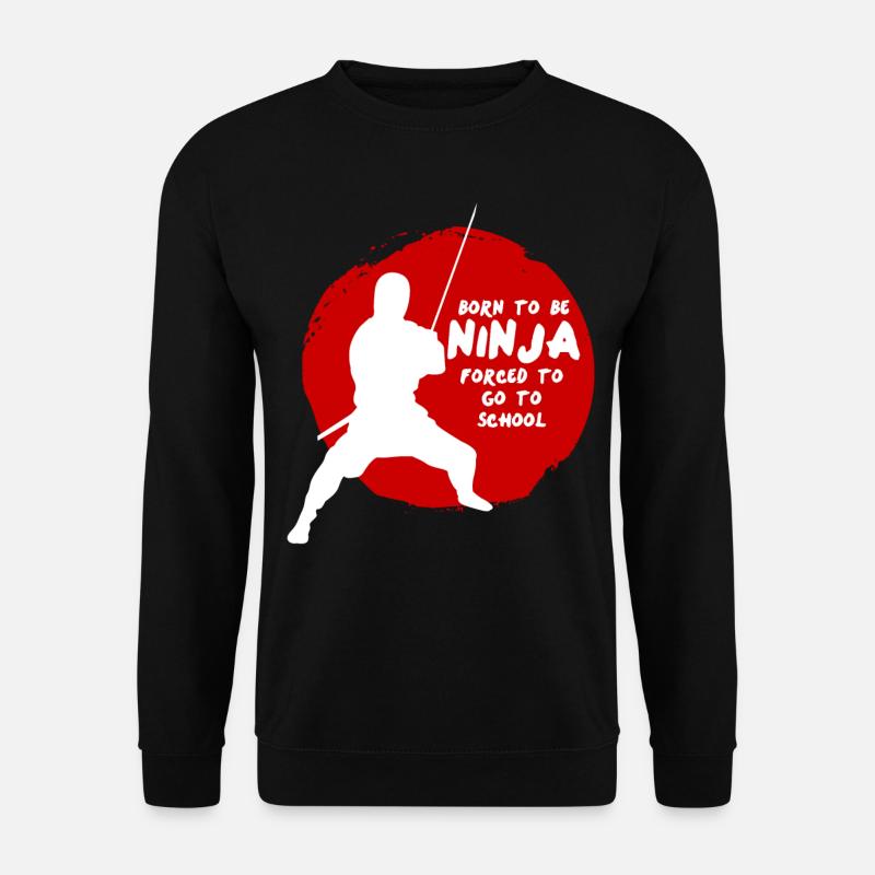 Ninja Schoolchild School Ninjas - Unisex Sweatshirt - black