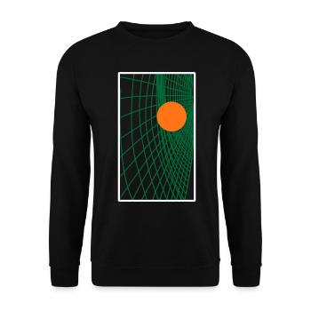 Table tennis Table tennis ball - Unisex Sweatshirt - black - Front - Alina (178cm) & Michal (187cm)