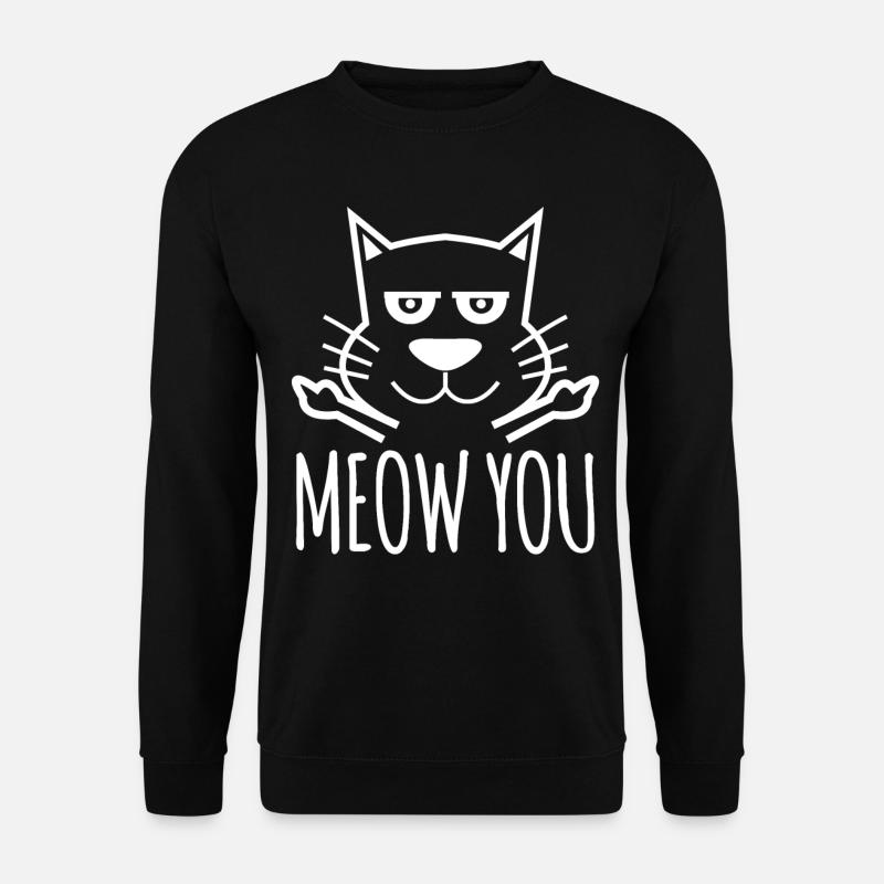 Fiese Katze - Unisex Pullover - Schwarz