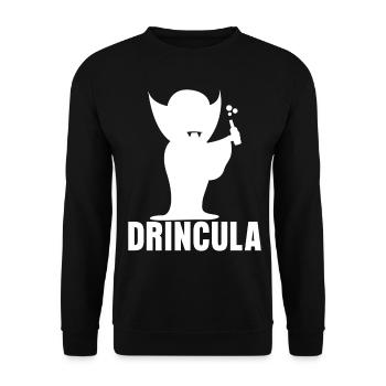 Boire de la bière Vampire Alcool Schnaps - Sweat-shirt Unisexe - noir - Devant - Alina (178cm) & Michal (187cm)