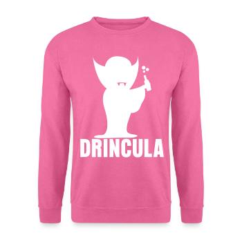Beer Drinking Vampire Alcohol Schnapps - Unisex Sweatshirt - pink - Front