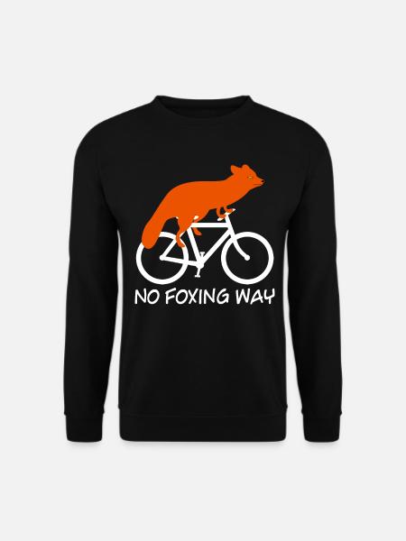 Fuchs Fahrrad Füchse - Unisex Pullover - Schwarz