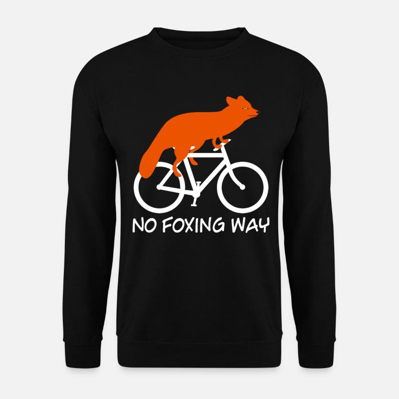 Fuchs Fahrrad Füchse - Unisex Pullover - Schwarz