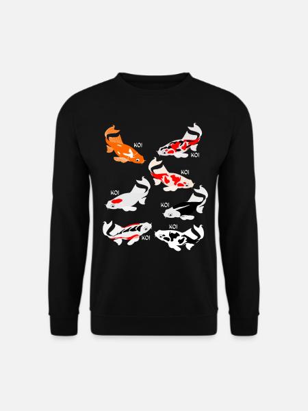 Carpe Koi Koi - Sweat-shirt Unisexe - noir