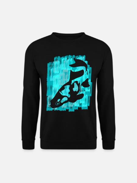 Koi Carp Fish Koi - Unisex Sweatshirt - black