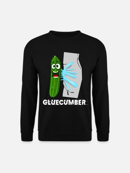Concombre avec colle Concombres gluecombre - Sweat-shirt Unisexe - noir