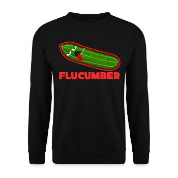 Kranke Gurke Flucumber Gurken - Unisex Pullover - Schwarz - Vorne - Alina (178cm) & Michal (187cm)