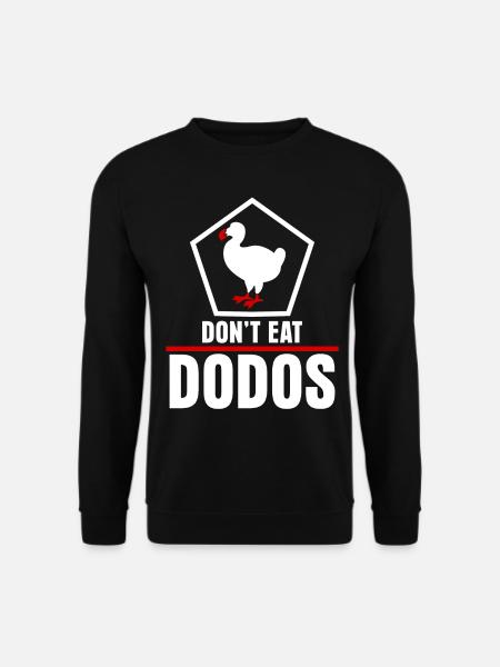 Dodo Vegan Veganer Dodos - Unisex Sweatshirt - black