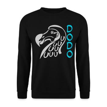 Dodo Bird Dodos - Unisex Sweatshirt - black - Front - Alina (178cm) & Michal (187cm)