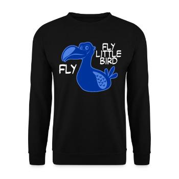 Dodo Joke Dodos - Sweat-shirt Unisexe - noir - Devant - Alina (178cm) & Michal (187cm)