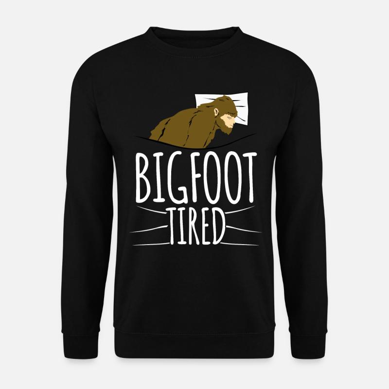 Bigfoot is tired - Unisex Sweatshirt - black