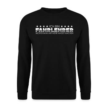 Fahrlehrer Spruch Fahrschullehrer - Unisex Pullover - Schwarz - Vorne - Alina (178cm) & Michal (187cm)