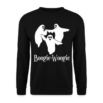 Boogie Woogie Ghosts Ghost Swing - Unisex Sweatshirt - black - Front - Alina (178cm) & Michal (187cm)