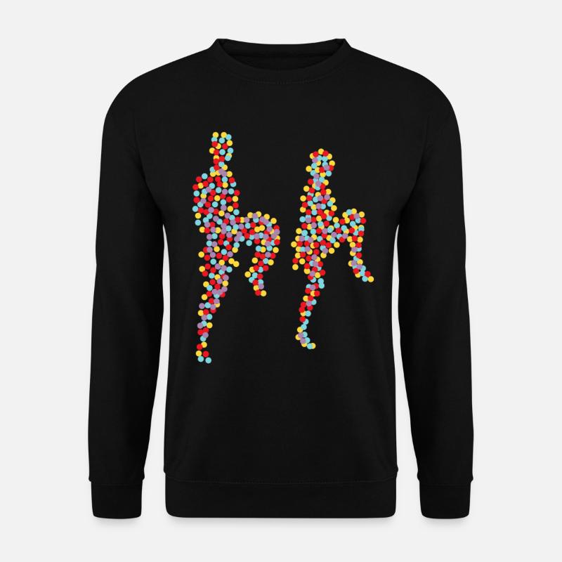 Boogie Woogie Dancing Rétro Swing - Sweat-shirt Unisexe - noir