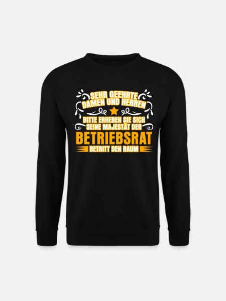 Betriebsrat Witz Betriebsrätin - Unisex Pullover - Schwarz