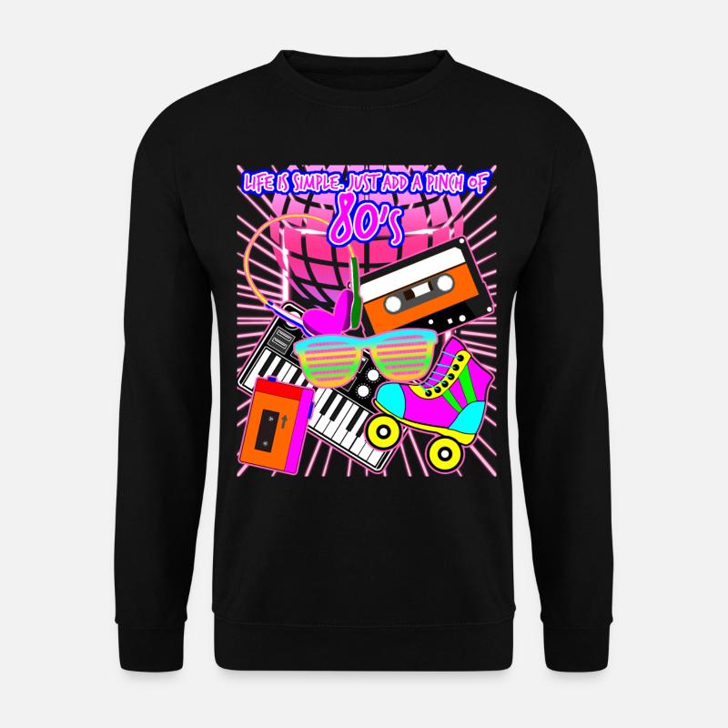 Années 80 Soirée Disco Années 80 - Sweat-shirt Unisexe - noir