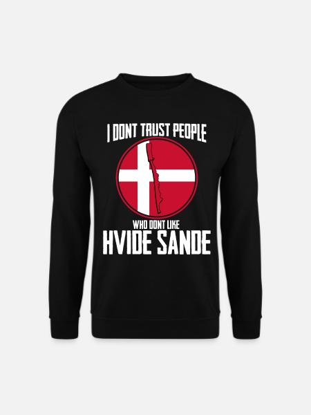 Hvide Sande Danemark Holmsland Klit - Sweat-shirt Unisexe - noir
