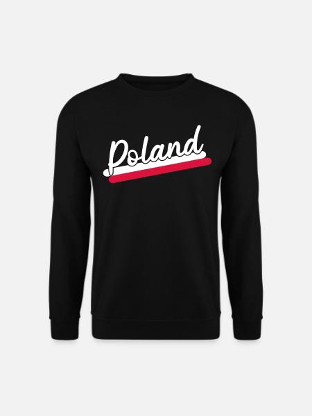 Drapeau de la Pologne - Sweat-shirt Unisexe - noir