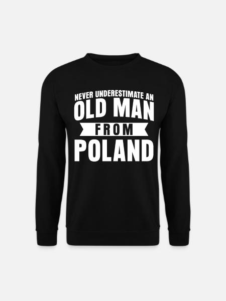 Polen Spruch Polnisch - Unisex Pullover - Schwarz