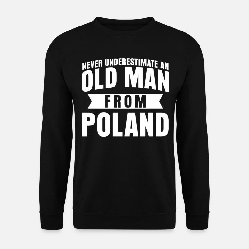 Polen Spruch Polnisch - Unisex Pullover - Schwarz