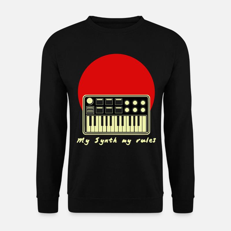 Synth Synthesizer Synthesizers - Unisex Pullover - Schwarz