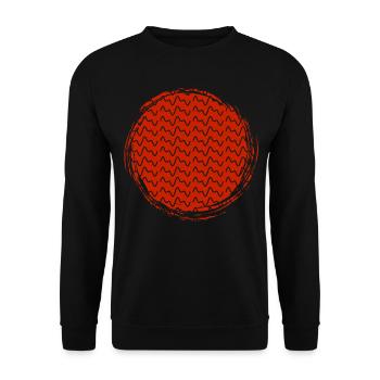 Synth Synthesizer Waveform Synthesizers - Unisex Sweatshirt - black - Front - Alina (178cm) & Michal (187cm)