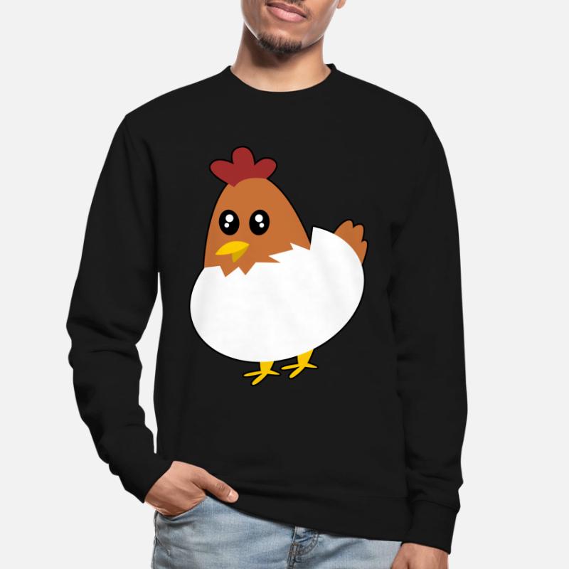Chicken Eggs Chicken Egg Chicken Eggshell Unisex Sweatshirt