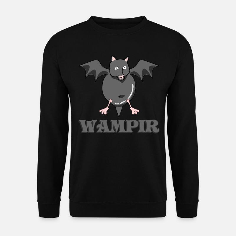 Vampire Bat with Wampe - Unisex Sweatshirt - black