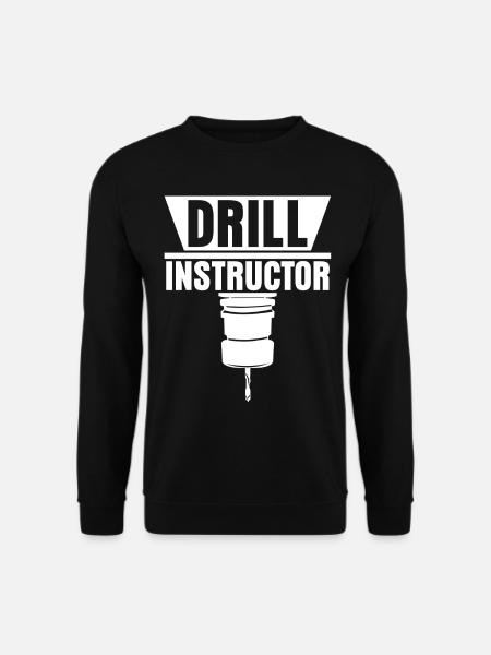 Chipper Drill Milling Cutter - Unisex Sweatshirt - black