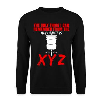 Chipper CNC cutting machine operator - Unisex Sweatshirt - black - Front - Alina (178cm) & Michal (187cm)