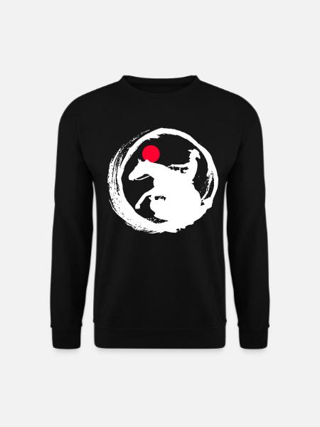 Reining Reiter Reiten Westernreiten - Unisex Pullover - Schwarz