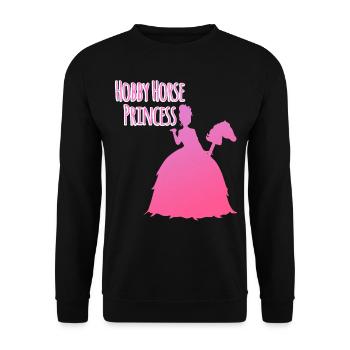 Hobby Horse Princess Hobby Horsing - Sweat-shirt Unisexe - noir - Devant - Alina (178cm) & Michal (187cm)