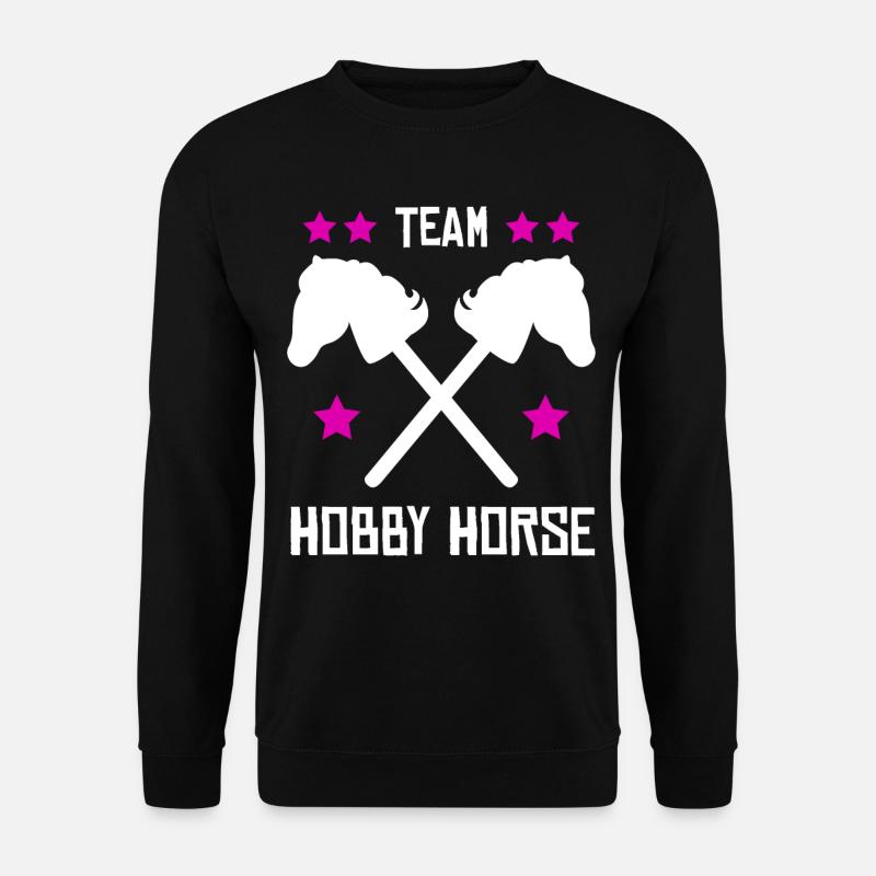 Hobby Horse Team Hobby Horsing - Unisex Pullover - Schwarz