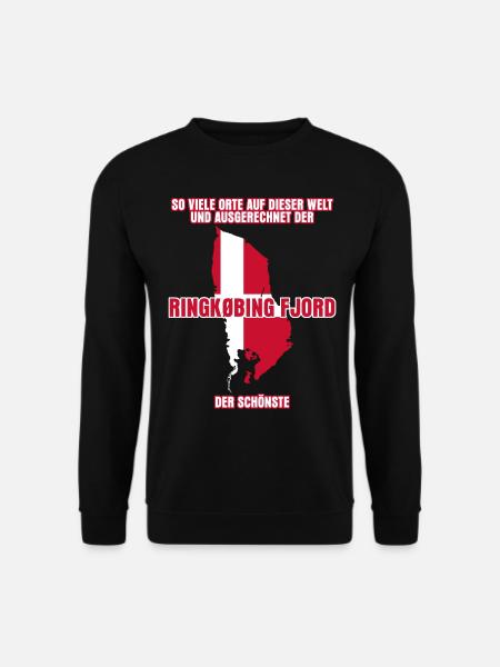 Ringkøbing Fjord in Dänemark - Unisex Pullover - Schwarz
