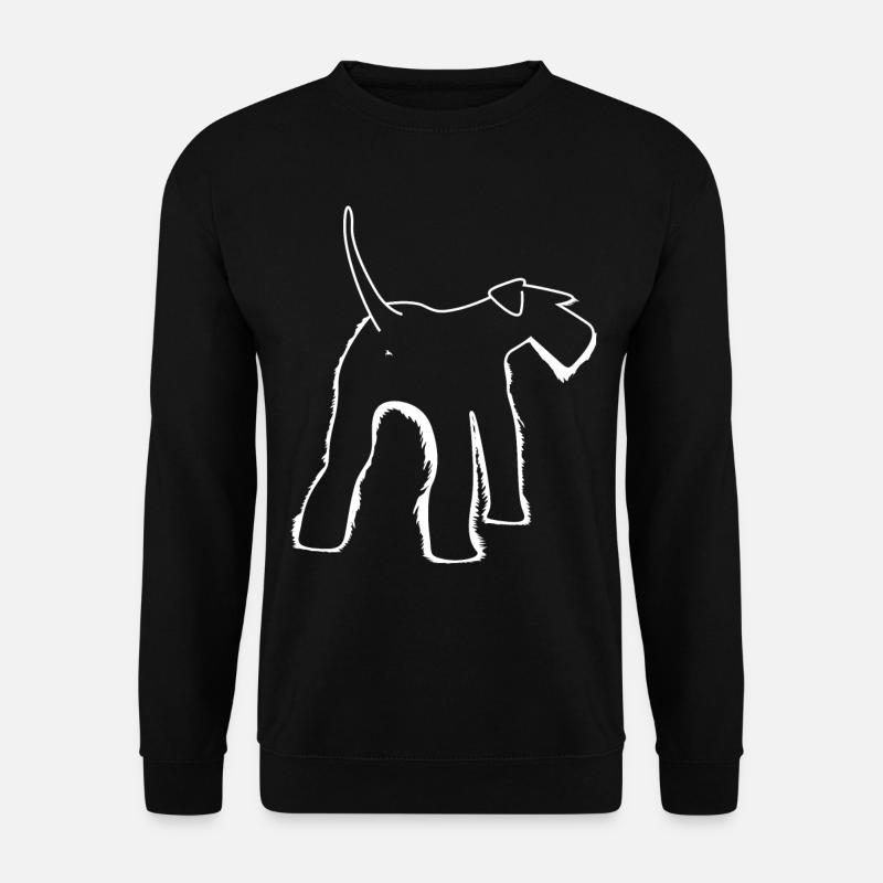 Schnauzer from behind dogs - Unisex Sweatshirt - black