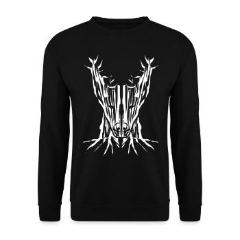 Shepherd Dogs White Shepherd Dog - Unisex Sweatshirt - black - Front - Alina (178cm) & Michal (187cm)