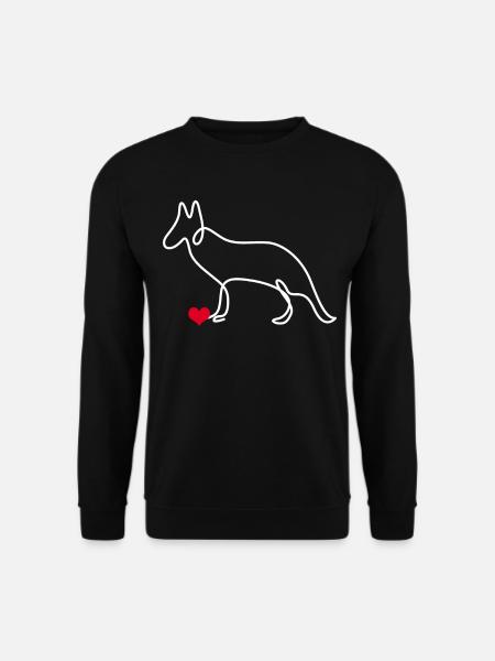 White Shepherd Dog Shepherd Dogs - Unisex Sweatshirt - black