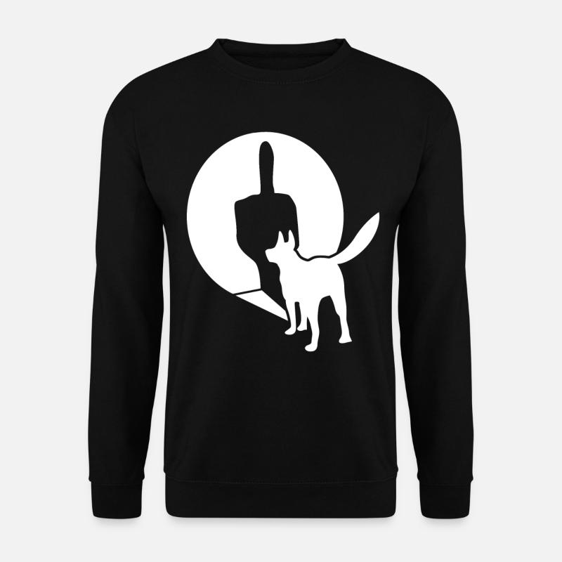 Majeur de berger blanc - Sweat-shirt Unisexe - noir